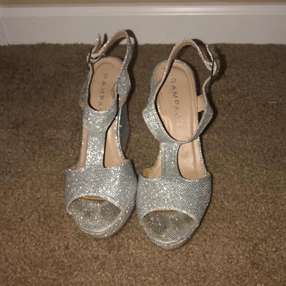 silver heels